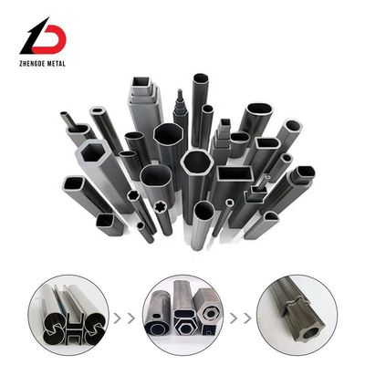 Building Material Seamless Steel Pipe Hot Rolled Cold Drawn Hexagonal Hot Dipped Galvanized Q235 A36 Special Shaped With Crack Detection