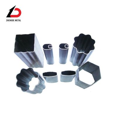 Building Material Seamless Steel Pipe Hot Rolled Cold Drawn Hexagonal Hot Dipped Galvanized Q235 A36 Special Shaped With Crack Detection