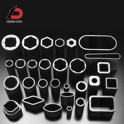 Building Material Seamless Steel Pipe Hot Rolled Cold Drawn Hexagonal Hot Dipped Galvanized Q235 A36 Special Shaped With Crack Detection