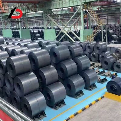 رنگی سیاه رنگ شده / گالوانیزه شده / رنگ پوشانده Ss400 Q235 Q345r SA302 SA516 A572 S275 S355 سیم پیچ فولاد کربن داغ به طور مستقیم