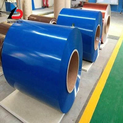 0.5t-25t رول وزن رنگ پوشانده گالوانیزه فولاد کویل PPGI پیش رنگ Gi کویل برای تولید و تحقیق در مورد سطح