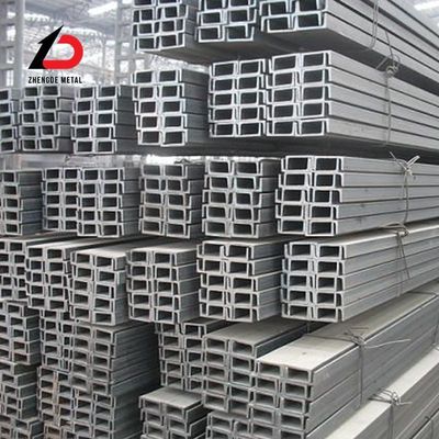 ASTM A36 Q235 Ss400 Q345b S235jr A992 A572 درجه 50 فولاد با قدرت بالا فلانج گسترده فولاد کم کربن فولاد کانال C