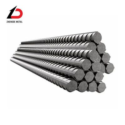استاندارد ASTM HRB500 HRB400 Hrb600 بتن ساختمانی شکسته و لوله دار درجه 40 60 تقویت شده پیچ خورده دور استیل استیل استیل