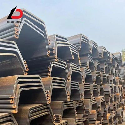 ساختار شکل Z ابعاد قطعات فولادی کربن داغ و سرد برای قیمت کارخانه Cofferdam