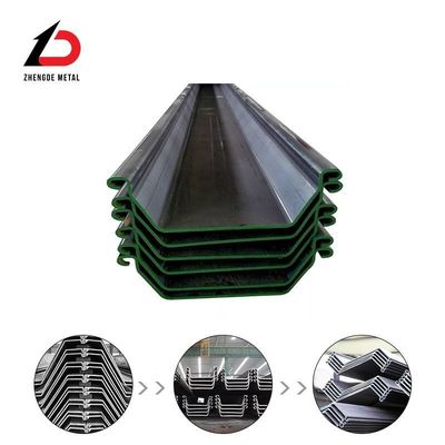 اندازه سفارشی 9m 12m 15m 18m 24m DIN ، JIS ، AISI ، ASTM ، GB ، BS نوع II نوع IIIII Z نوع U نوع L استیل استیل