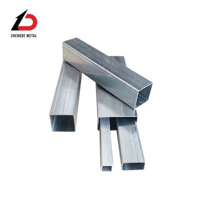 ASTM A53 لوله قطعه حفره ای مستطیل مربع Gi لوله روی زینک Q195 Q235 Q345 لوله فولادی گالوانیزه داغ