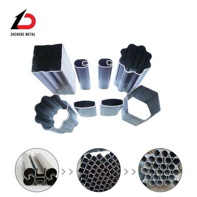 ASTM/JIS/GB/ISO آلیاژ جوش گرم رولد سفارشی سرد کشیده S235jr Q345 شش گوشه پنتاگون مثلث شکل خاص لوله کربن توخالی شکل خاص لوله فولادی