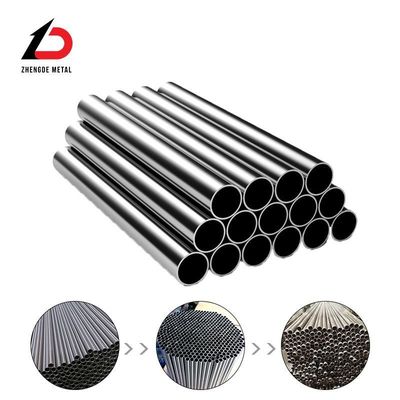 فروش داغ ASTM AISI 201 304 316 316L 430 لوله فولاد ضد زنگ Ba 2b Ss روشن لهستانی لوله فولاد ضد زنگ بدون درز برای مواد ساختمانی