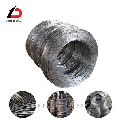 SAE1008b SAE1006 S45c 77b 82b 5.5mm سیم فولادی بهار Swrm Stkm11A سیم فلزی گالوانیزه گرم